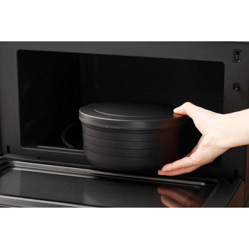 Ihara Kihan SUMINO Rice Cooker, Black, Approx. W18 D18 H9 BN-01T