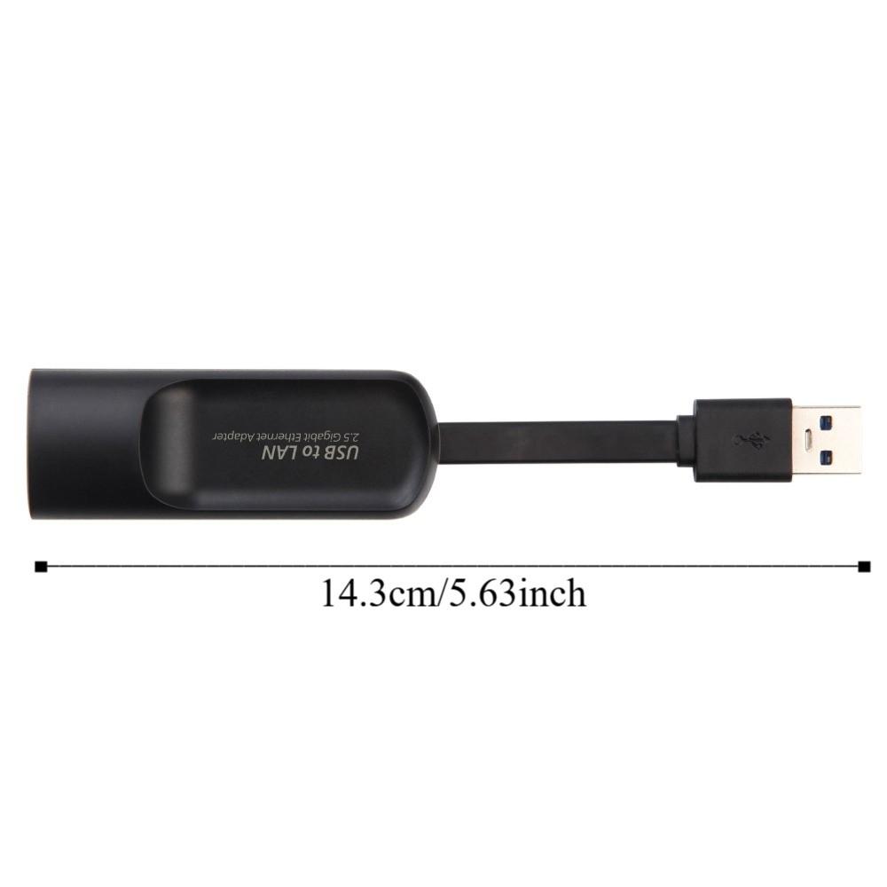 USB 3.0 2.5G USB Network Card RJ45 Port 2.5G Wired Ethernet Adapter Laptops