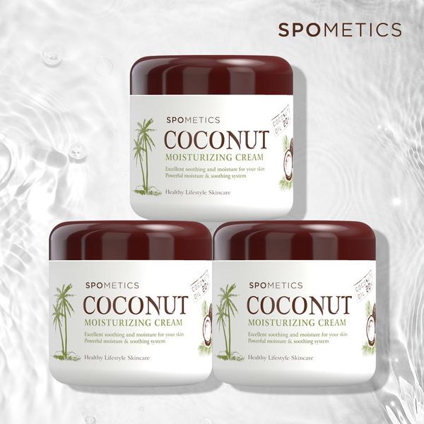 

SPOMETICS Moisturizing Coconut Cream 300ml 3SET