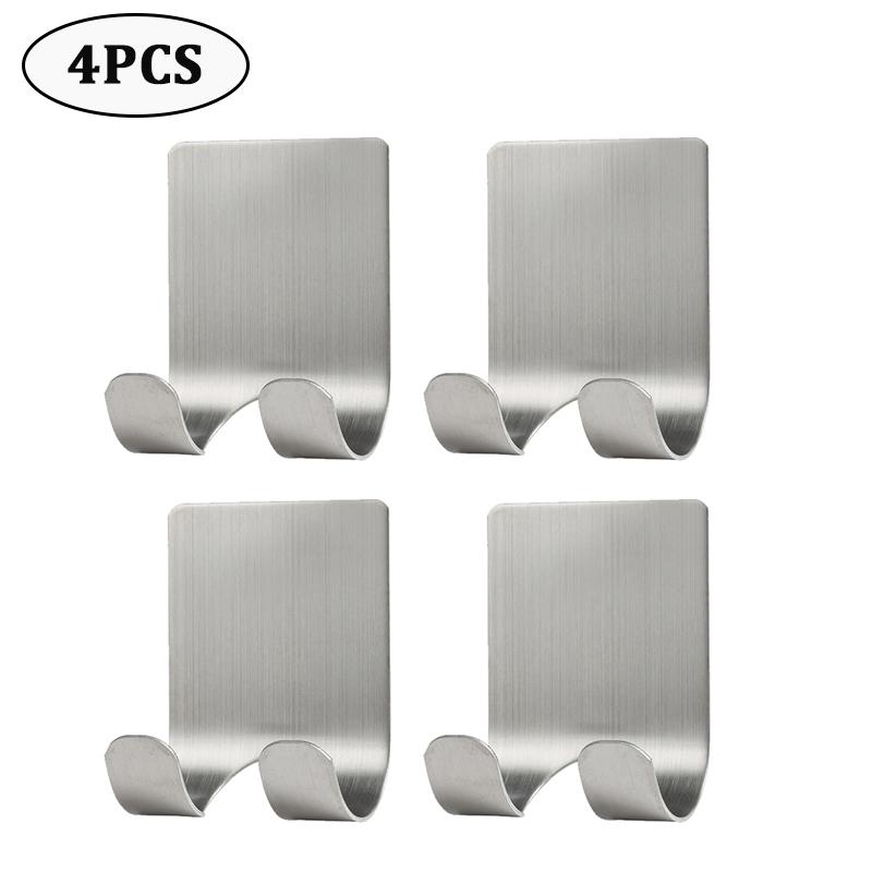 8/1pcs Stainless Steel Razor Holder Men Shaver Storage Rack Wall Hooks Shaver Shelf Razor Shaving Stand Rack Bathroom Organizer