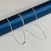 925 Silver 2MM 40-75cm Side Chain Necklace Men Women Charm Wedding Party Gift Jewelry Accessories