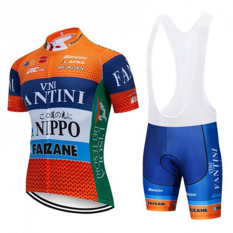 Mens Cycling Jersey Bib Shorts Set Road Bike Performance Wear Breathable Quick-Dry Compression Fit