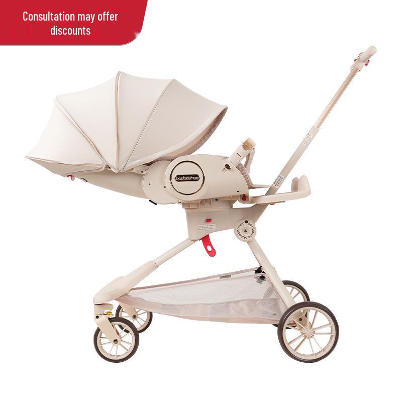 Baby Good V9-C Stroller: High Landscape, Adjustable for 0-6 Years, One-Key Fold, Two-Way Positioning