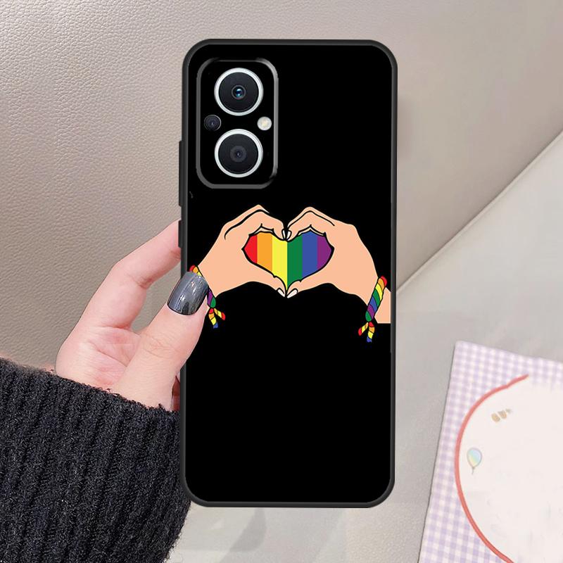 Gay Pride LGBT Rainbow Flag Funda For OPPO Reno 11 12 13 14 Pro 11F 12F 13F 14F 7 8 Lite OPPO Find X9 X6 X5 X8 Pro Case