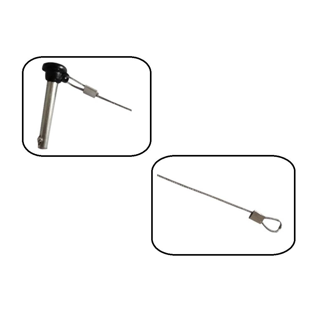 

Marine Hardware Boat Accessories 11 4 0 5mm Safety Snap Pins Pull Pins Black Nylon Head Clear Threads Craftsmanship China Mainland