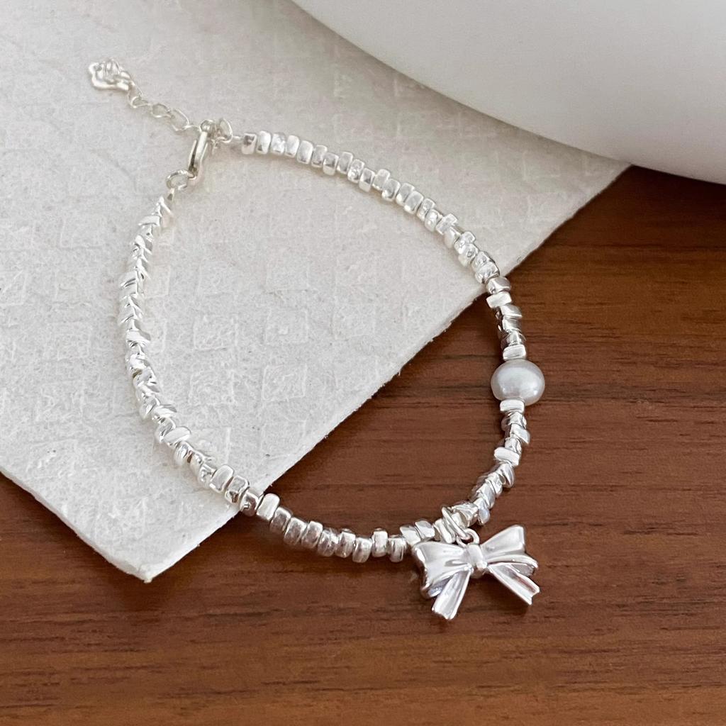 925 Silver Zircon Love Heart Bracelet For Women Bowknot Stars Bead Snake Bone Chain Jewelry Gift Dropship