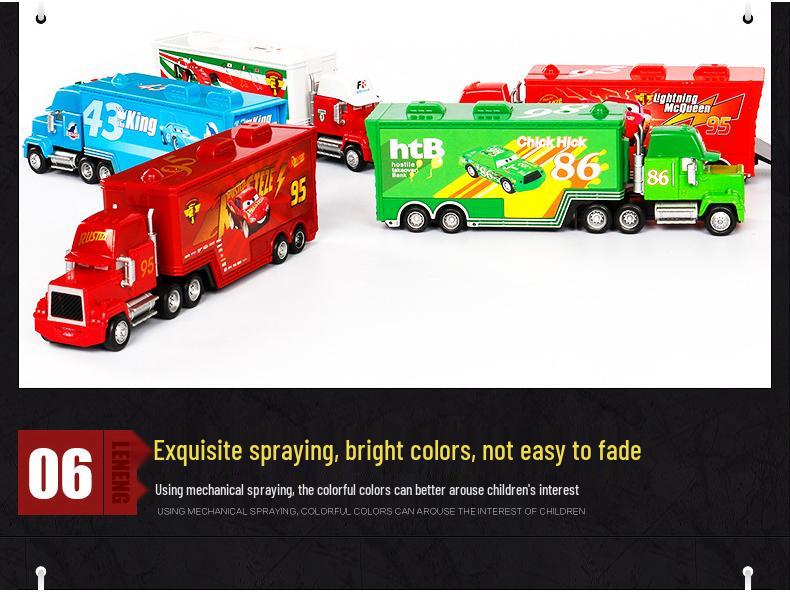 57 Varieties Cross-border Racing & Container Truck Toy Models for Children