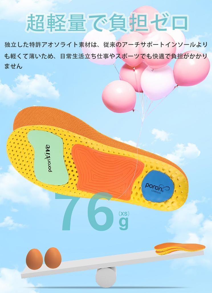YONIKO Ideal for Standing Flat Plantar Arch Soft Cushioned Perfect for and Everyday Adjustable Unisex XS Insoles, Fatigue-Relieving, Shock-Absorbing,