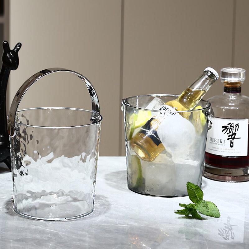 ZISIZ Portable Acrylic Ice Bucket