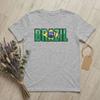 Unisex TShirts Brazilian Flag of Brazil BR Pride Casual Cotton Tees Short Sleeve Souvenir T Shirt Round Neck merchandise Plus Size