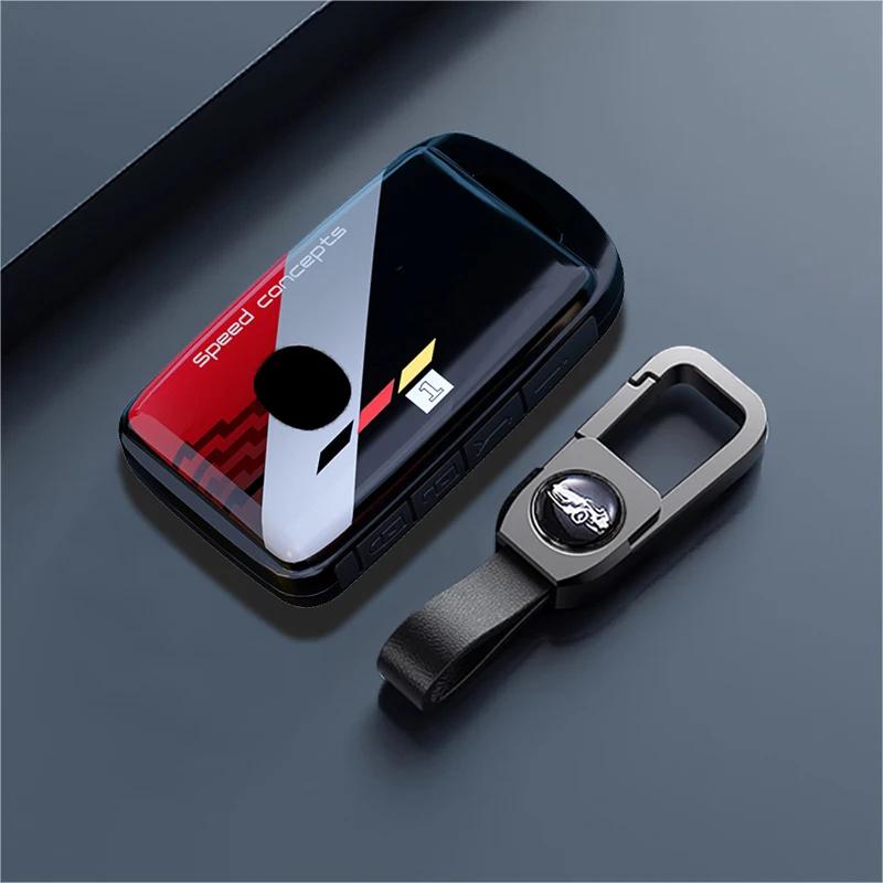 

Key Case for Car Key Fob Cover Soft Key Case Holder for Mazda CX-5 CX-30 CX-50 CX70 CX90 Mazda3 6 CX-9 MX-5 Miata 3/4 Button Ca