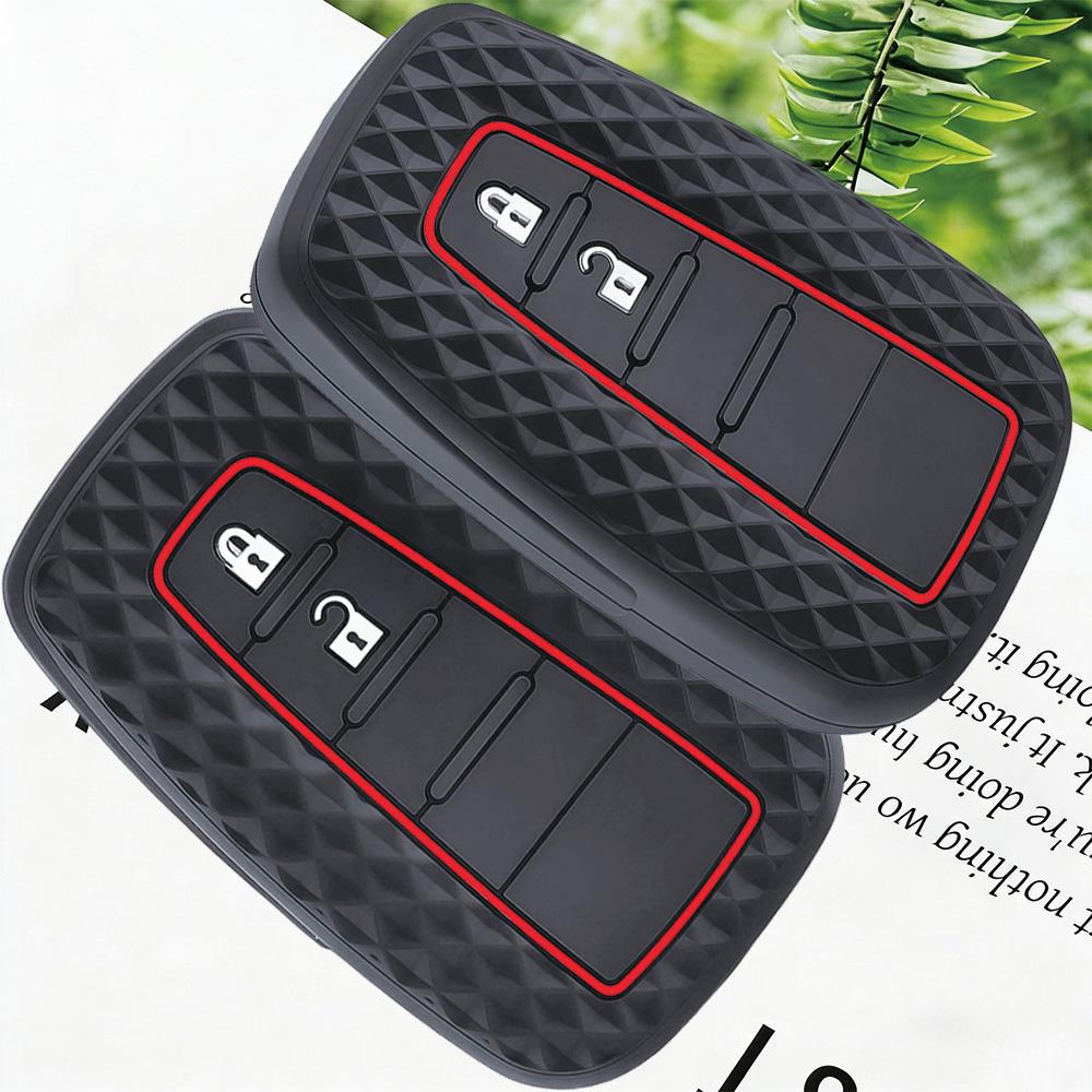 For Toyota Chr Camry Corolla Rav4 Highlander C-Hr Prius Land Cruiser Prado Silicone Remote Car Key Case Cover Shell Accessories