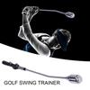 Golf Swing Trainer Aid Golf Grip Trainer with Non-Slip Handle Indoor Practice Weighted Golf Club Training Tool