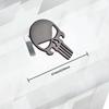 Car Badges Skull Emblem Metal Stickers Body Decals Grille Decor For Jeep Gladiator Patriot Liberty Grand Cherokee Wrangler ALX1