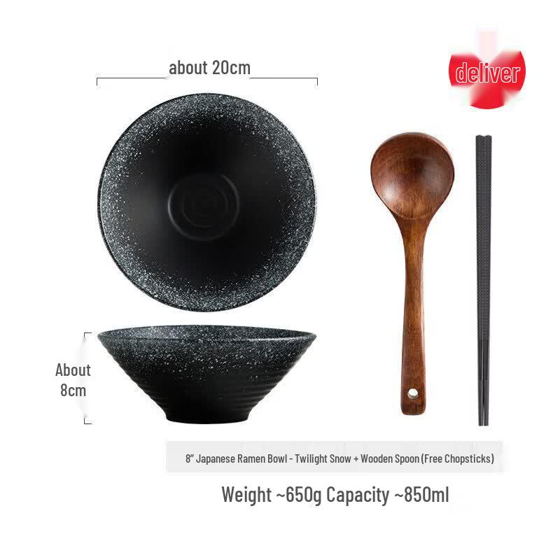 Japanese Ceramic Ramen Bowl