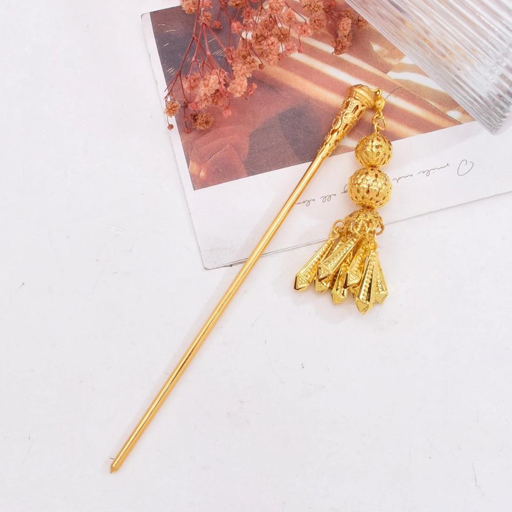 Leaves Thai Metal Flower Hair Fork Ancient Ethnic Style Hair Sticks Festival