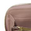 Used 10097 Coco Pearl Zip Coin Purse AP3811 7943 COCO Mark CC Mark Dots Random Matelasse Pink Beige Women's from Japan