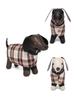 Modisches und kreatives Design Dackel-förmige Umhängetasche Damen karierte Patchwork-Cartoon-süße Puppen-Taschen