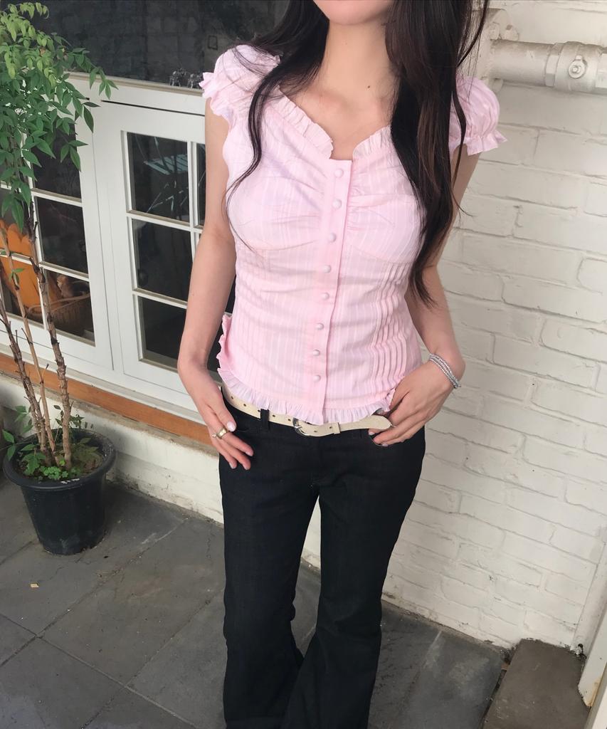 LOTSYOU Lotsyou_Ella Blouse Light Pink