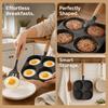 Wooden Handle Cast Iron Skillet Cast Iron Omelet Pan Heavy Duty Egg Frying Pan  Eggs