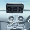 Radiator Solar Car Cooling Fan 3 Head Car Window Fan Portable Car Exhaust Fan  Summer