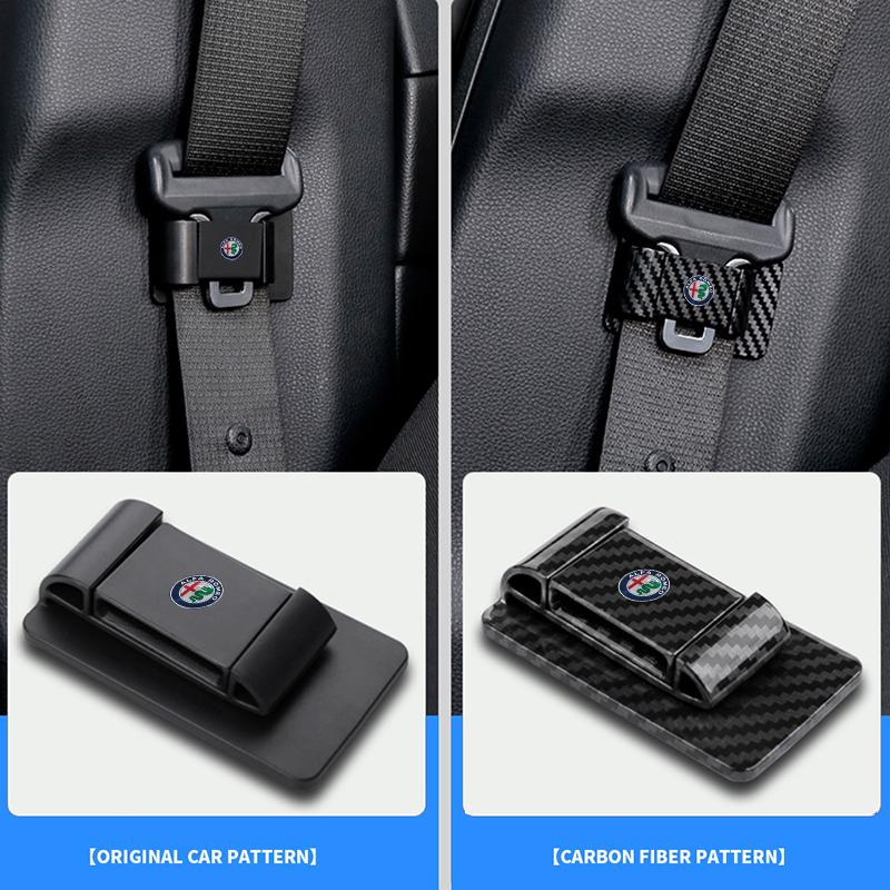 2026 Hot Alfa Romeo Car Seat Belt Anchor Holder Stabilizer Fastener Clip Auto Interiors For Alfa Romeo 4C 159 166 Spider Giulia