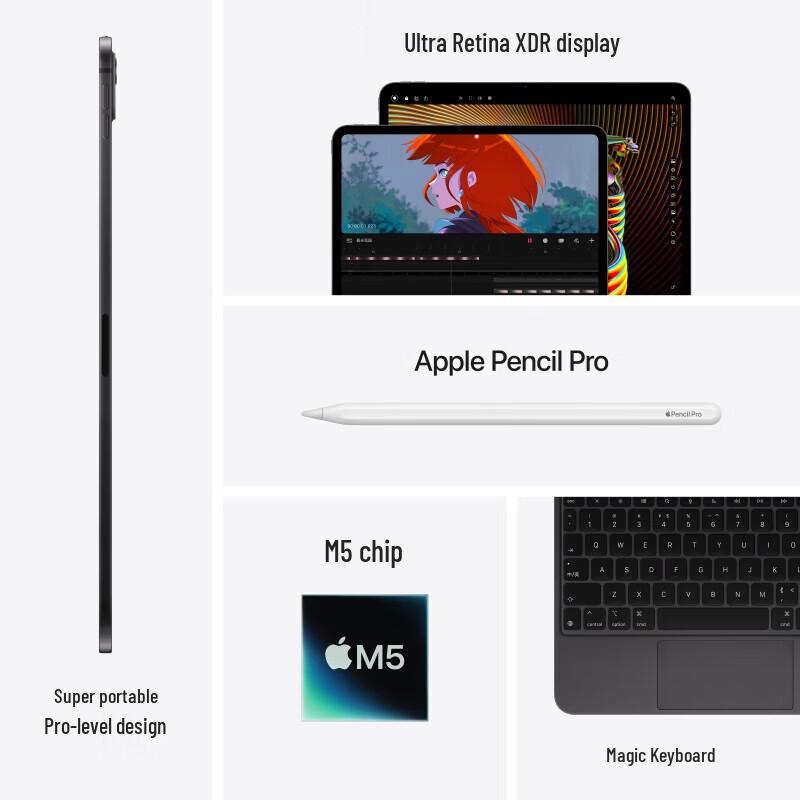 Apple iPad Pro 13-inch M5 2025 WLAN Tablet (CN version)