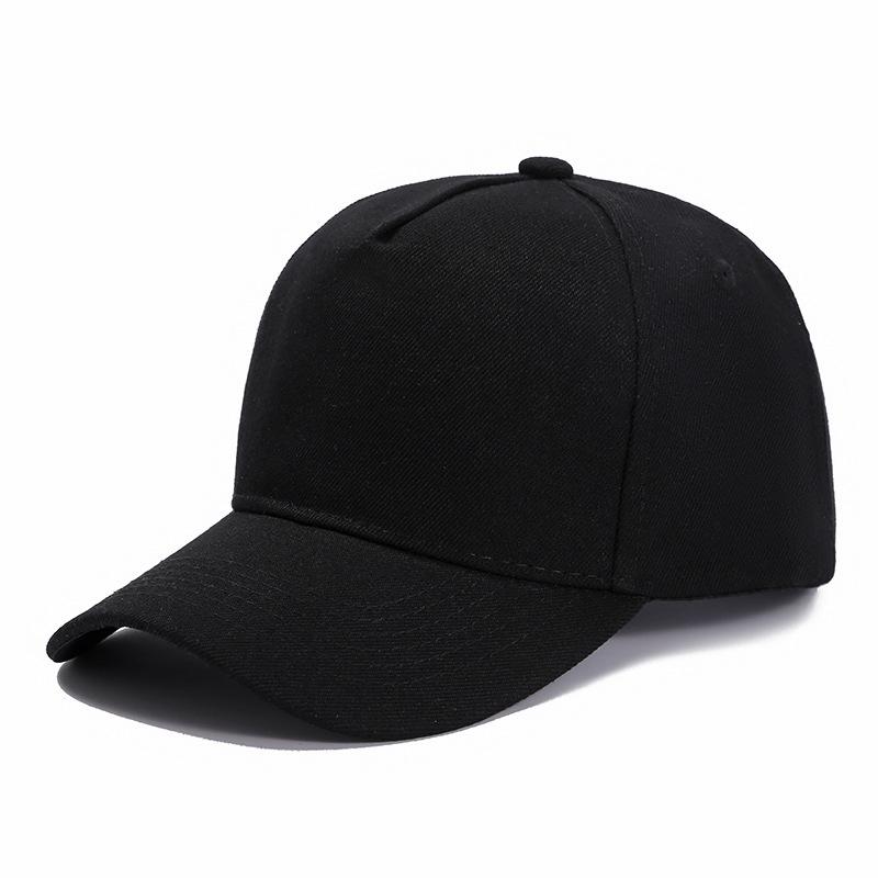 Manufacturer Polyester 3D Puff Embroidery Curved Brim Snapback Baseball Cap Structured Suede Custom 5 Panel Hats Embroidery One Size чёрный