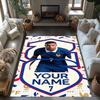 Mbappe Customized Name Area Rug Design For Dining Room Playrooms Hallway Foyer Antislip Carpet Anime Office Decor Perfect Gift For Friends Family