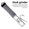 Fishing Hook Sharpener Portable Diamond Stone Fish Hook Sharpen Tools Fishing Hook Sharpening Hone Round Tip Grinding Hooks