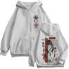 Tomie Junji Ito Anime Manga Gotik Fermuarlı Kapüşonlular Erkek Günlük Fermuarlı Kapüşonlu Sweatshirtler Moda Hip Hop Uzun Kollu Kazaklar