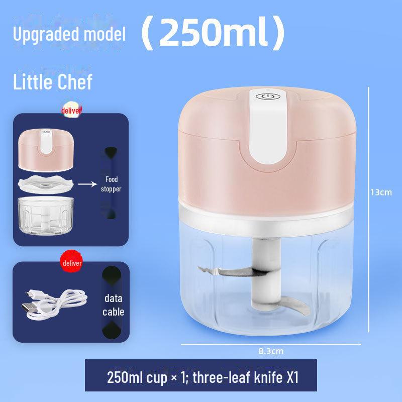 Wireless Electric Garlic Processor: Mincer, Peeler, Stirrer, Press, and Paste Maker