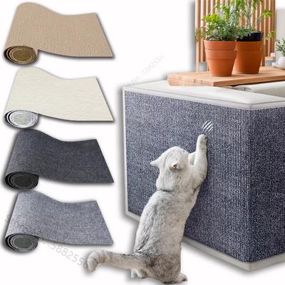 Anti-Katzenkratz-Sofa Katzenklettermatte Sofaschutz Schleifen Klettergerüst Selbstklebender Teppich Katzenkratzbrett Katzenspielzeug