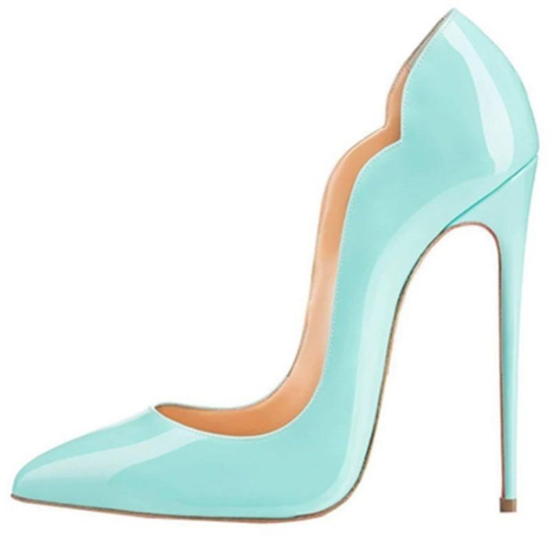 Fashion Black Sexy High Heels for Women New Fashion High-end Super High Heels 12cm Pointed Versatile Professional Luxury Single Shoes