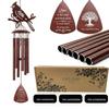 Carillon à vent en aluminium 36" - Ornement suspendu créatif pour jardin et cour