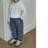 Autumn Winter Childrens Down Pants Kids Thick Cotton Ski Pants Boys Girls Winter Plus Velvet Warm Trousers Toddle Waterproof Outdoor Pants for 3-9Y