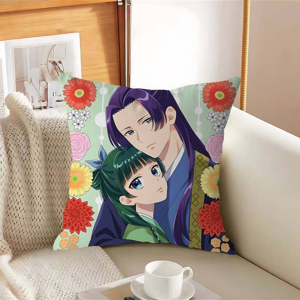 The A-Apothecary Anime Diaries Pillow Case Removable Washable Cushion Cover – All-Season Soft Linen