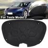 For Tesla Model 3 Front Trunk Cover Sound Insulation Cotton Shock Plate Hood Insulation Modification Car Trunk Protective Pad Heat Shields 2