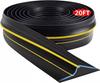 20FT Universal Garage Door Threshold Seal Strip, Bottom Weather Stripping,Garage Door Floor Strip,Bottom Seal Threshold Rubber