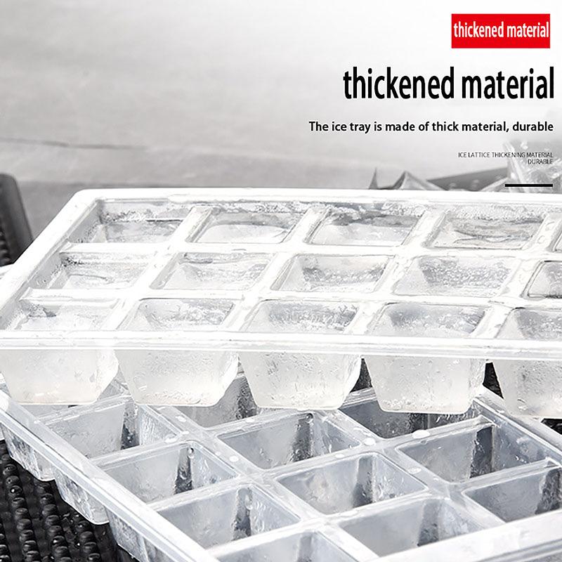 1Pc 21 Grids Thicken Plastic Ice Cube Mold Diy Reusable Whisky Ice Tray Mould