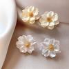 Elegante Harz Fee Blume Stud Ohrringe Für Frauen Süße Einfache Blume Ohrringe Mode Koreanische Hochzeit Romantische Schmuck Geschenke