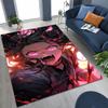 Anime Demon S-Slayer Kamado Nezuko Tanjirou Cartoon Rug for Bedroom Living Room Sofa Home Doormat Decor,Kids Non-slip Floor Mat