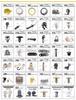 Universal Car Body Fasteners Clips: 146-Piece Set for Toyota & Mitsubishi