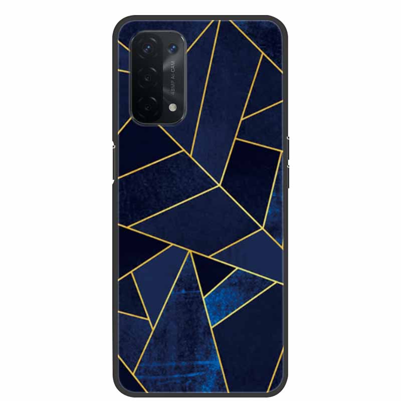 For Oppo A54 5G Case Marble Soft Silicone Back Case for Oppo A55 5G Phone Cover OppoA54 A54 A55 4G 5G 2021 Coque Funda Bag