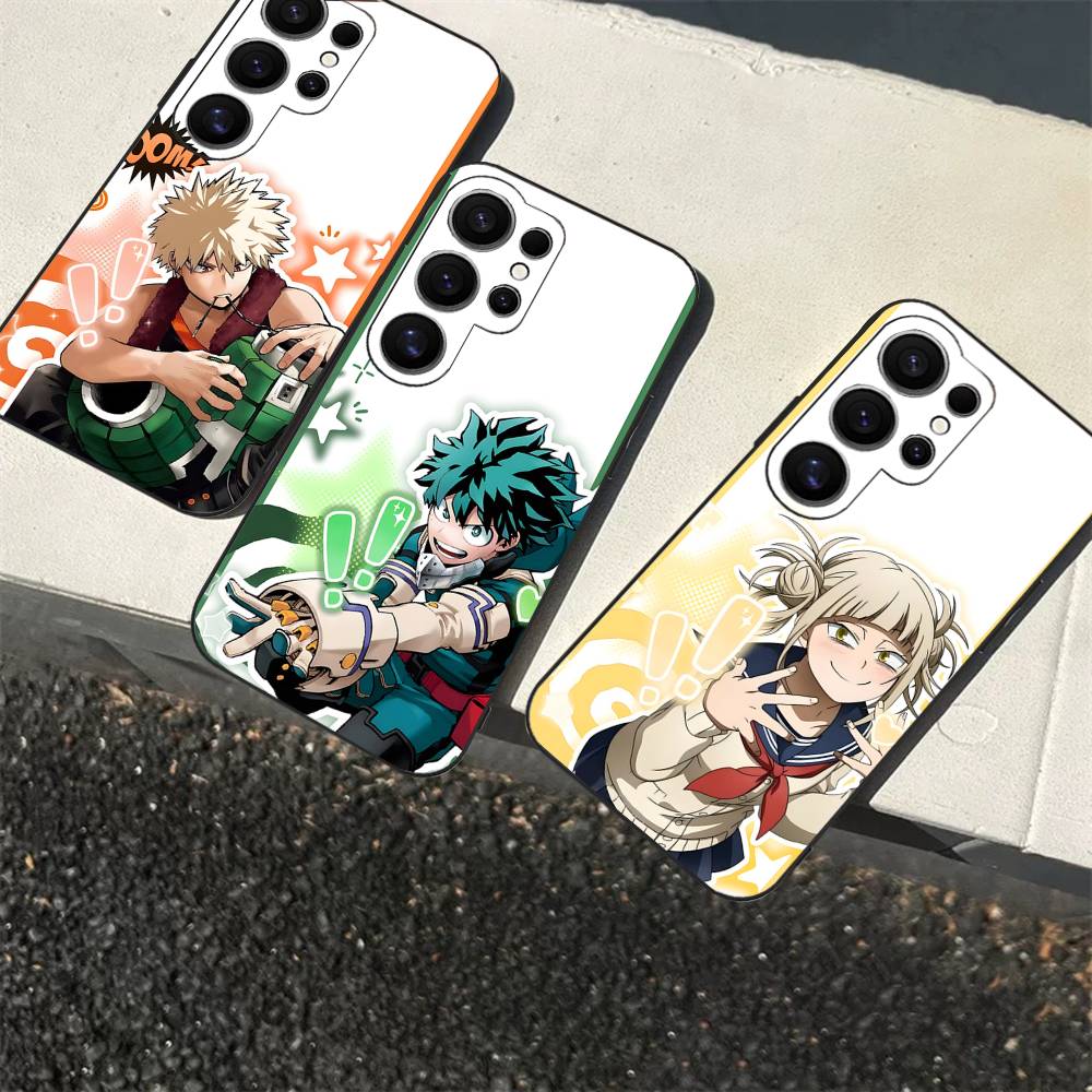 My Hero Academia Katsuki Bakugo My Hero Phone Case For Samsung S 24 Fe 25 Ultra Plus 20 Lite 21 30 22 23 24 22 Ultra 5G Fundas