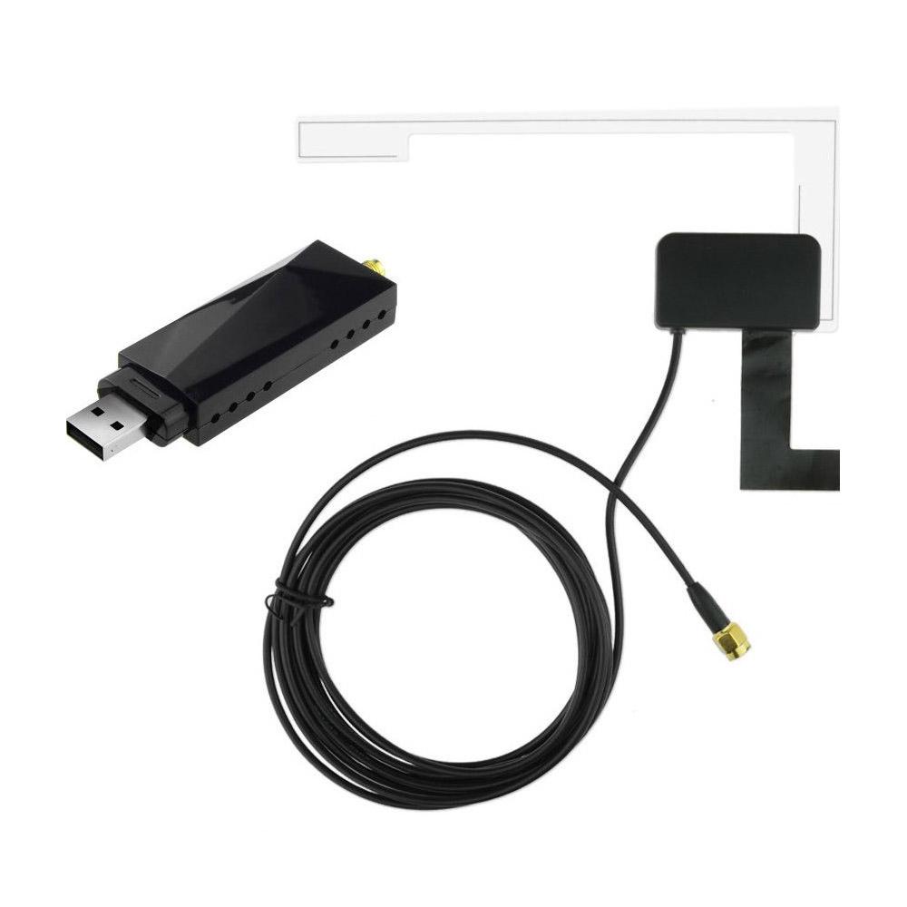 Universal Car DAB Digital Radio Adapter With Antenna for Android Car Radio Stereo LCD Display USB FM Transmitter AUX Interface