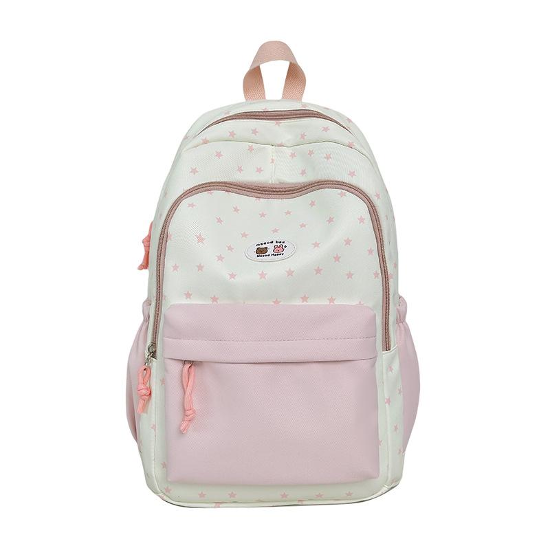 Schoolbag Japanese Candy Color Small Fresh Student Backpack New College Style Girl Versatile Schoolbag Large Capacity Backpack