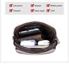 Fashion Genuine Leather Shoulder Bag for Man Small Messenger Bags Mini Travel Crossbody Bag Men Flap Bag Male