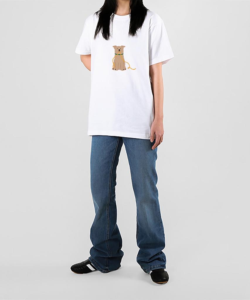 Artist Ttunu Kimming, Dog Leash Short-Sleeved T-Shirt