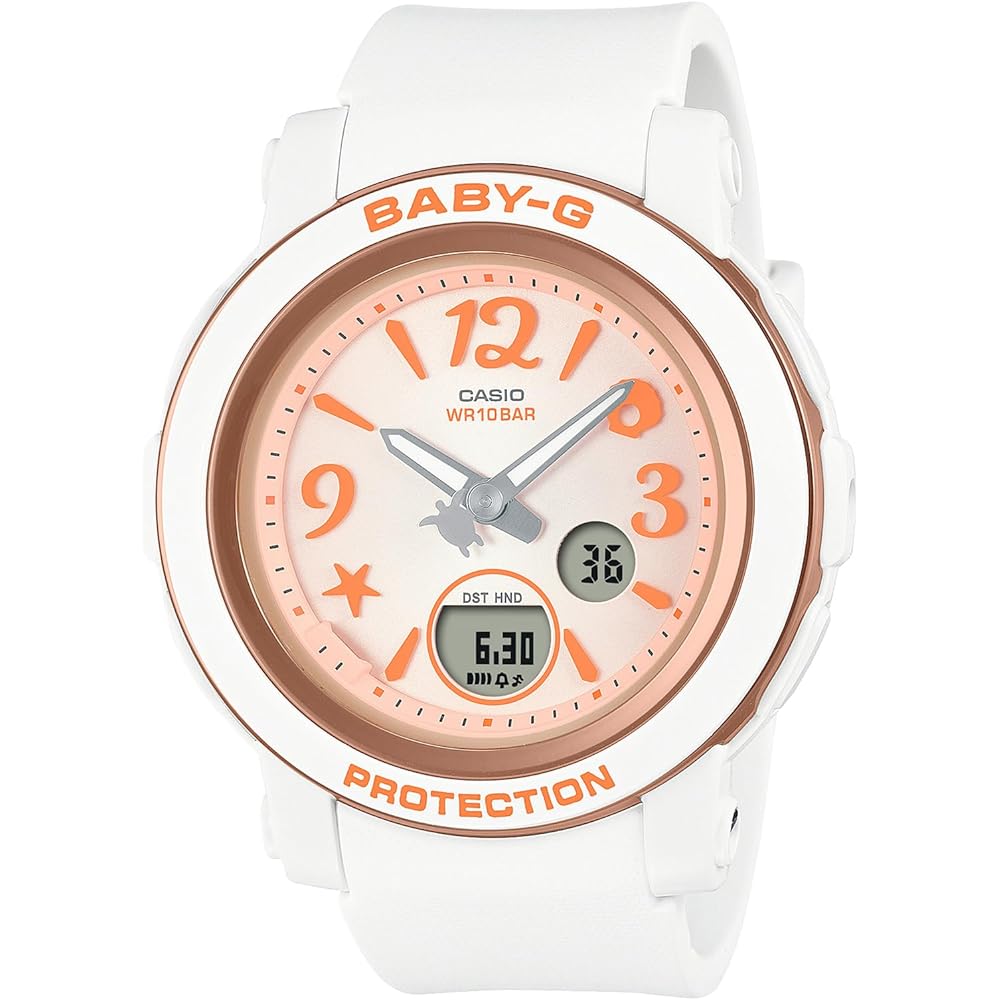 Casio Baby-G BGA-290US-4AJF Women s Watch White Analog Design Waterproof